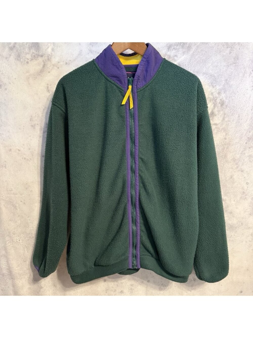 Vintage Gap Arctic Fleece Jacket Mens Medium Green Full Zip 90s 2000s